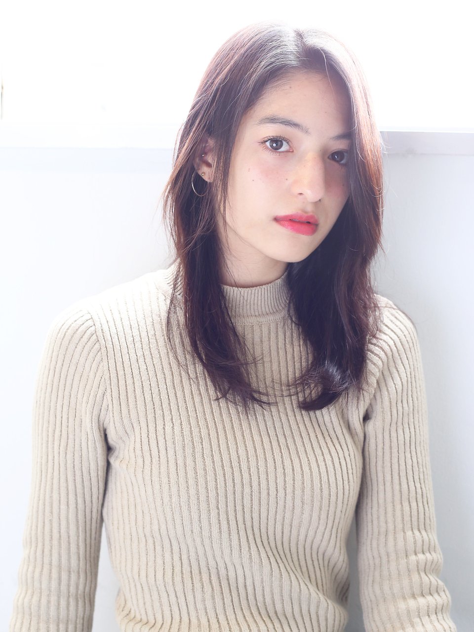 【ALBUM原2】メランジュストレートミディ_41828