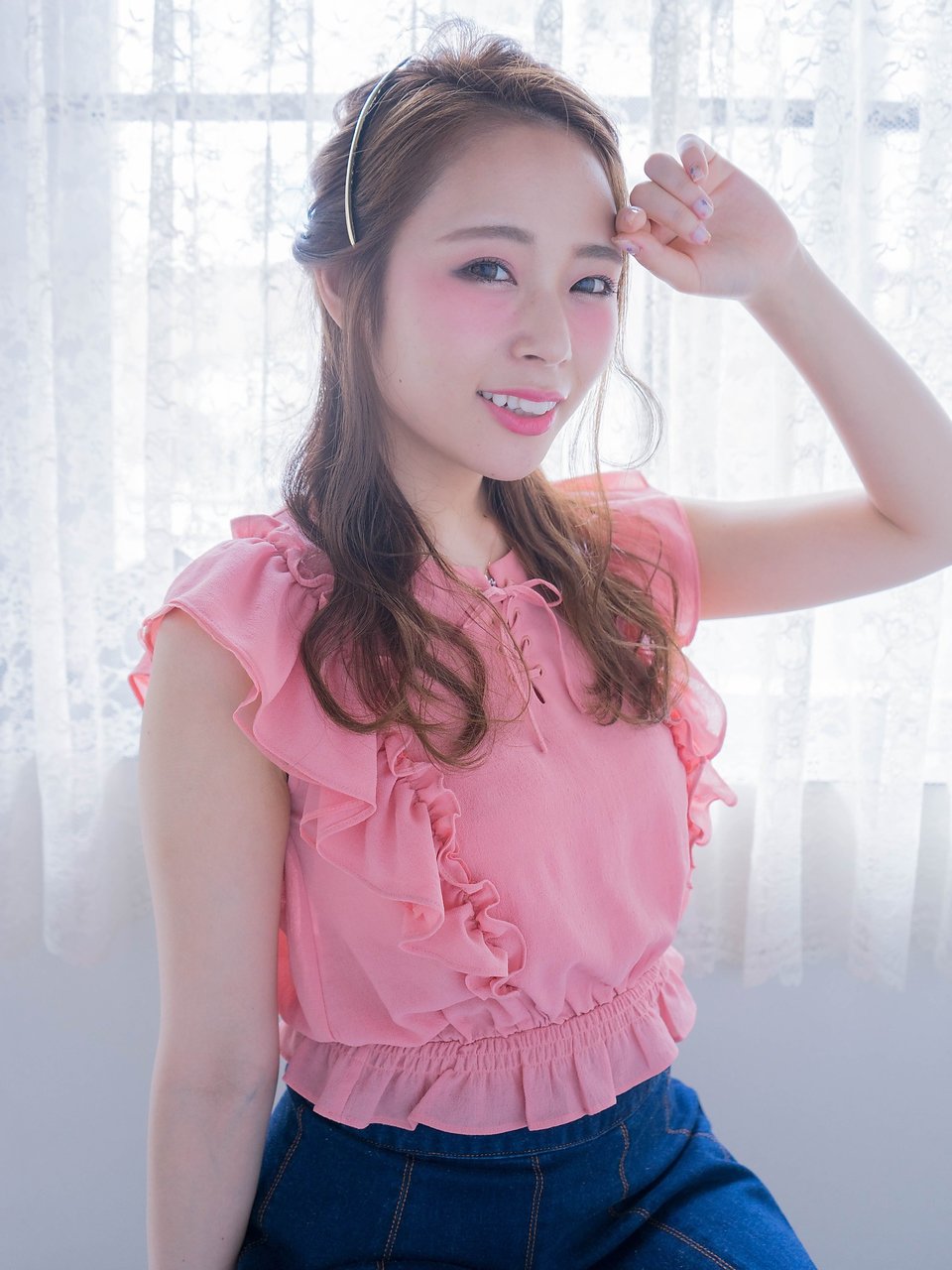 ☆月曜日営業☆ojiko.愛され女子のクレセントハーフアップ