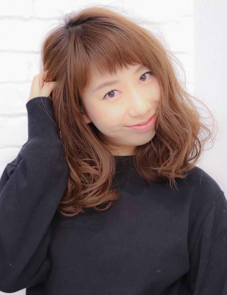 【U-TIFUL】☆ふわミディラフカール☆