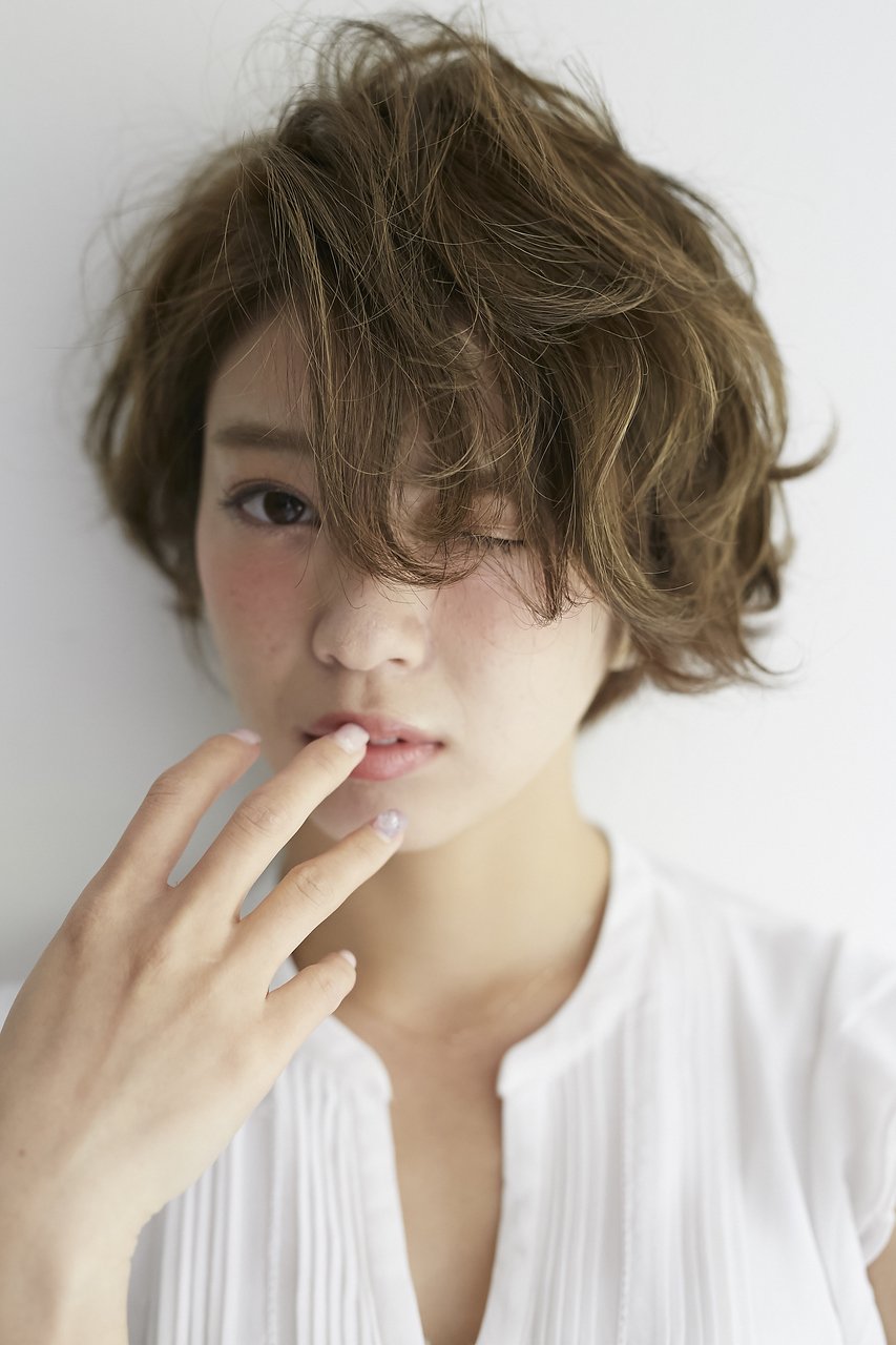 【Pri mum】スポンテニアスウェーブショート×イルミナカラー