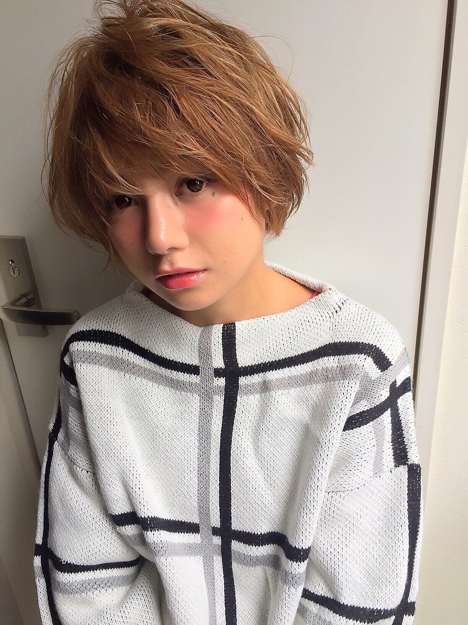 【LinobyU-REALM】春をオシャレに楽しむマッシュ小顔ショート