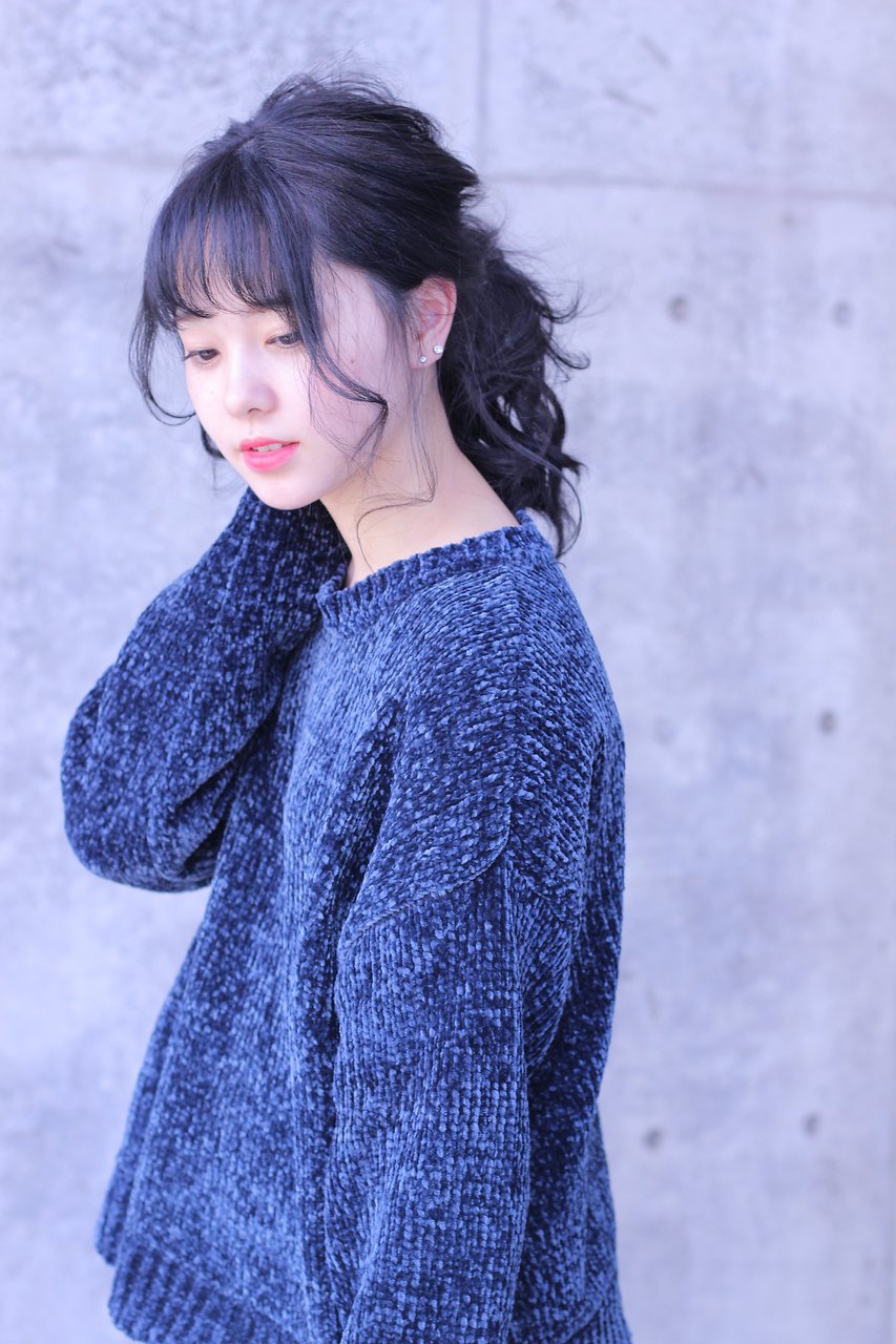 cache cache★大人可愛い！こなれ感ポニーテール