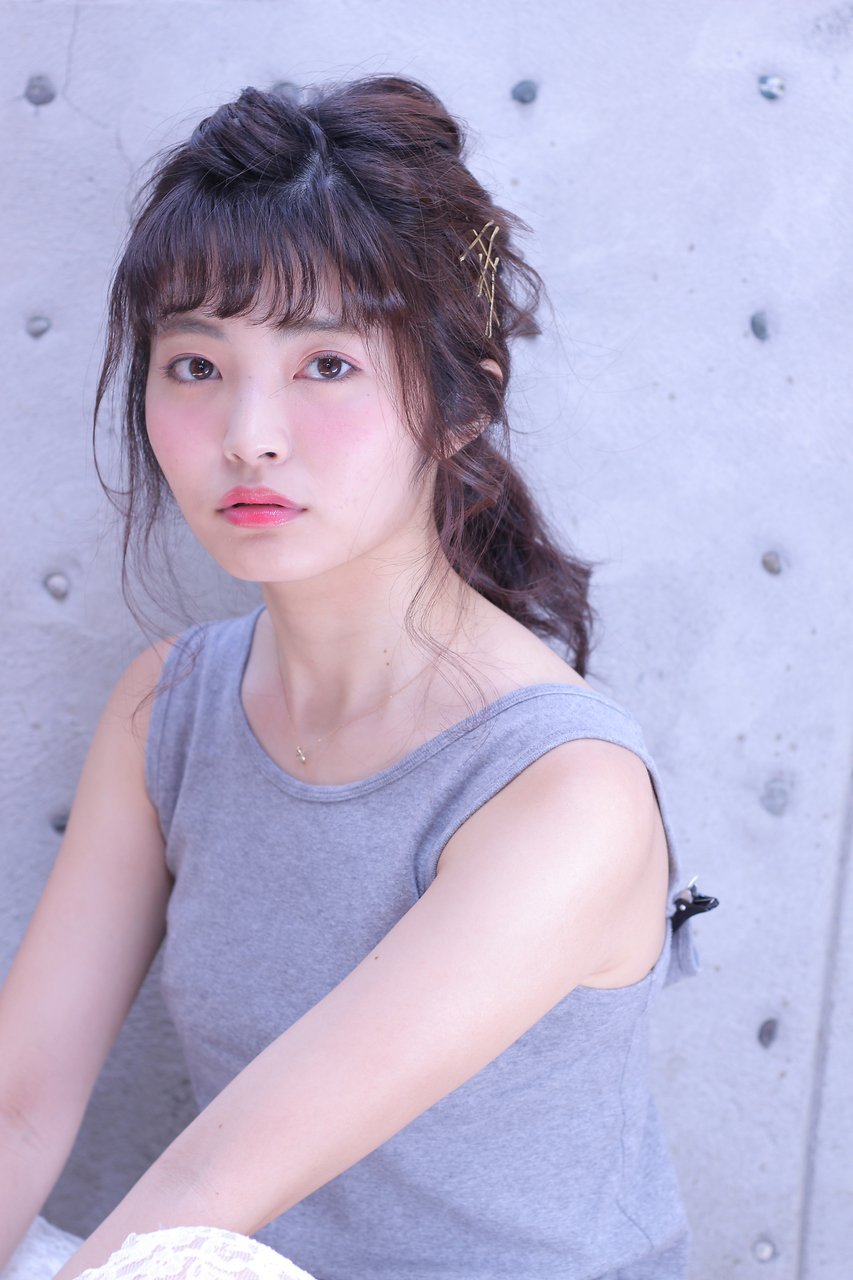 cache cache★大人ラフカジュアルポニーテール
