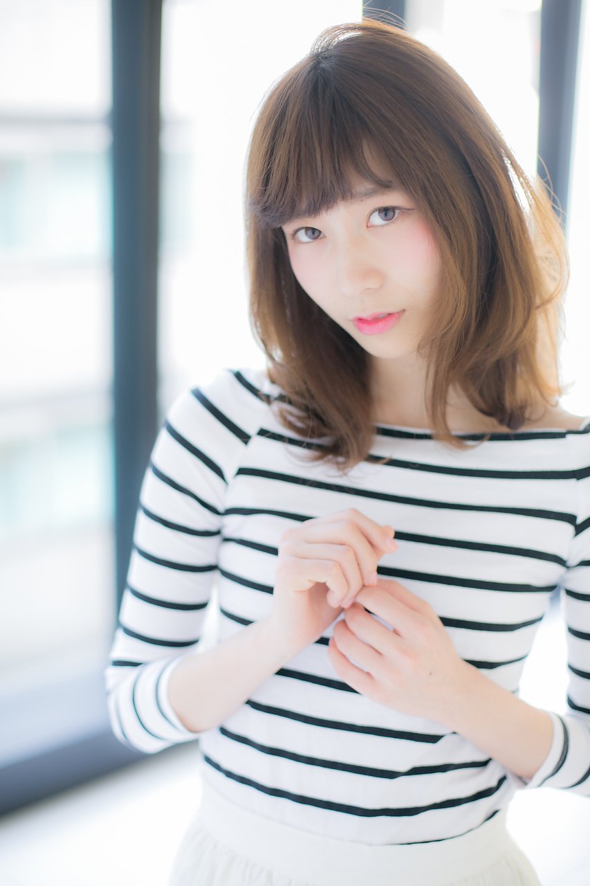 外ハネが可愛い♪お手入れ楽ちんロブヘア♪♪byKAKO