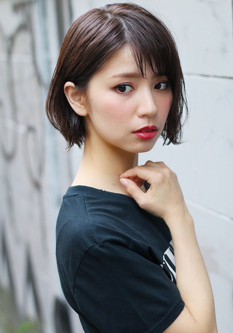 ＊グレージュ×外ハネ＊ボブ２　小顔◎「GAFF表参道　岡田道好」