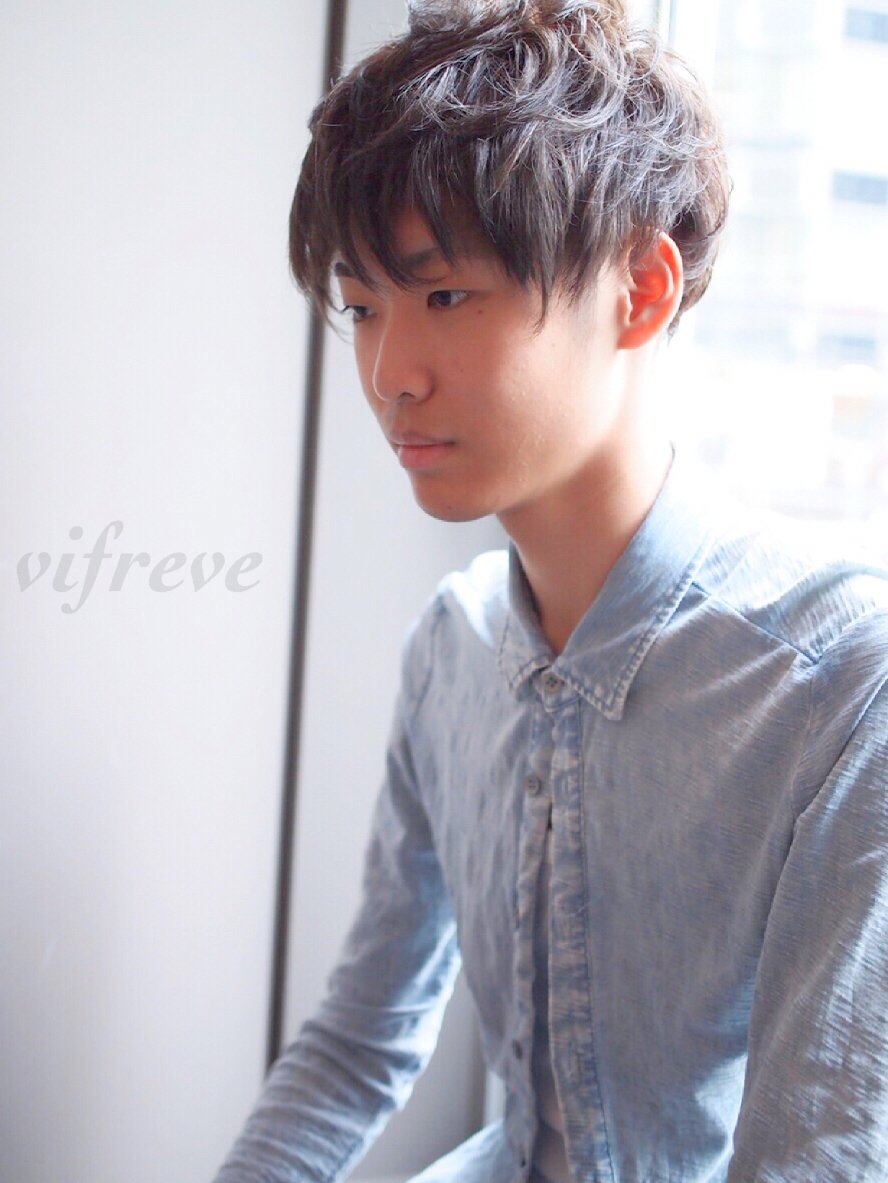 【vifreve】メンズ　アッシュグレージュ