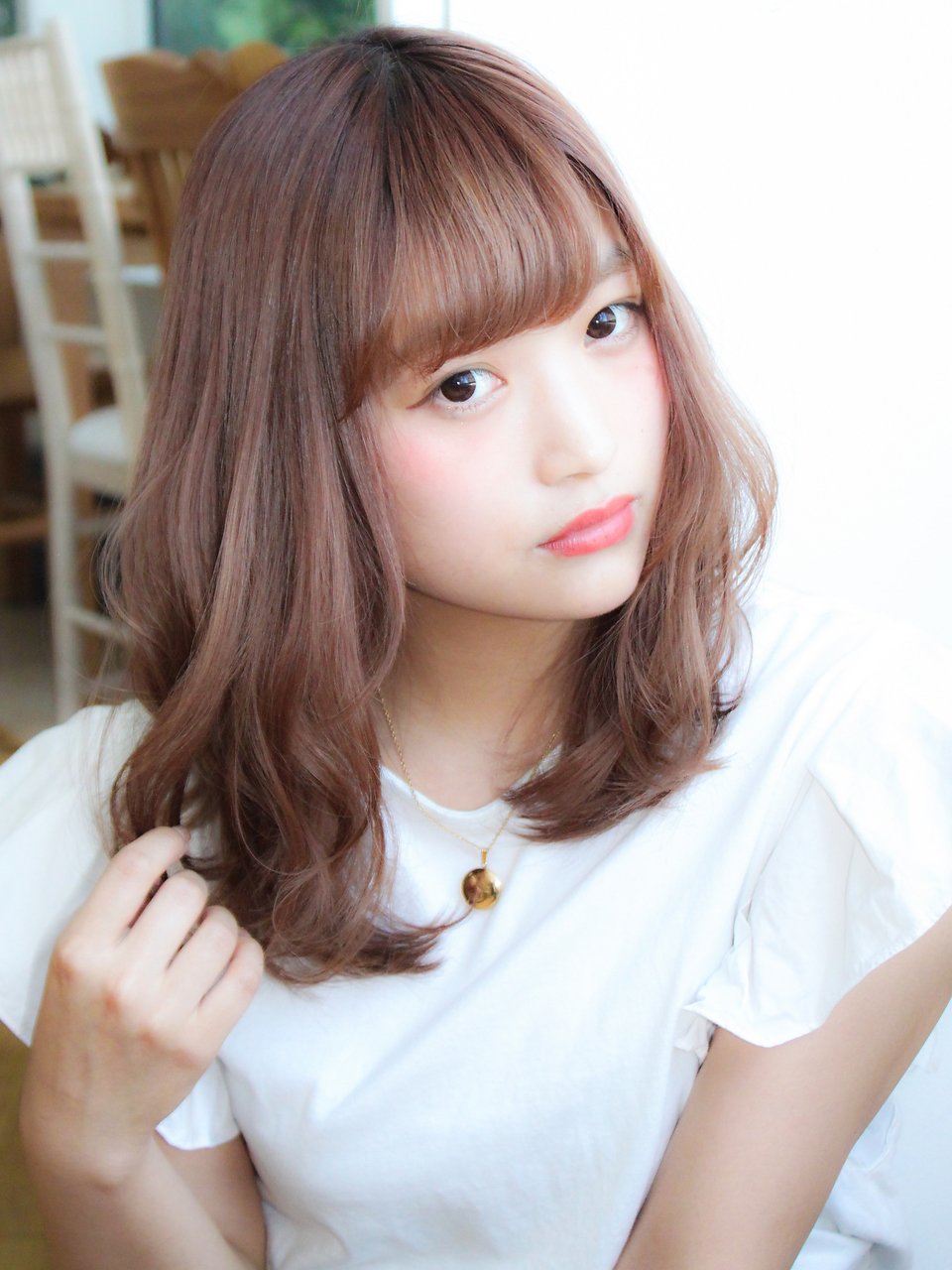 【Violet】スポンテニアスピンクグレージュゆるふわ抜け感ラブ