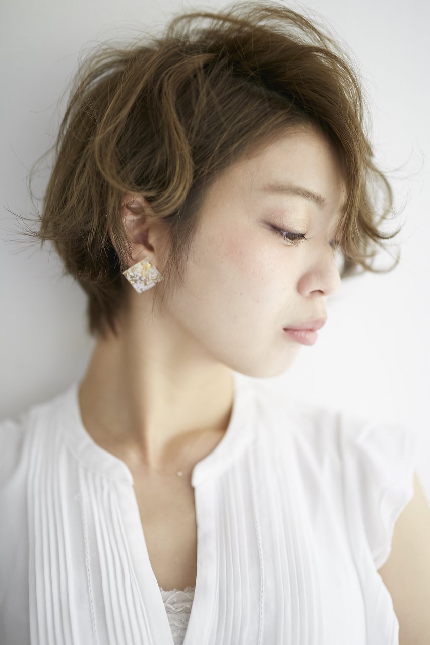 【Pri mum】スポンテニアスウェーブショート×イルミナカラー