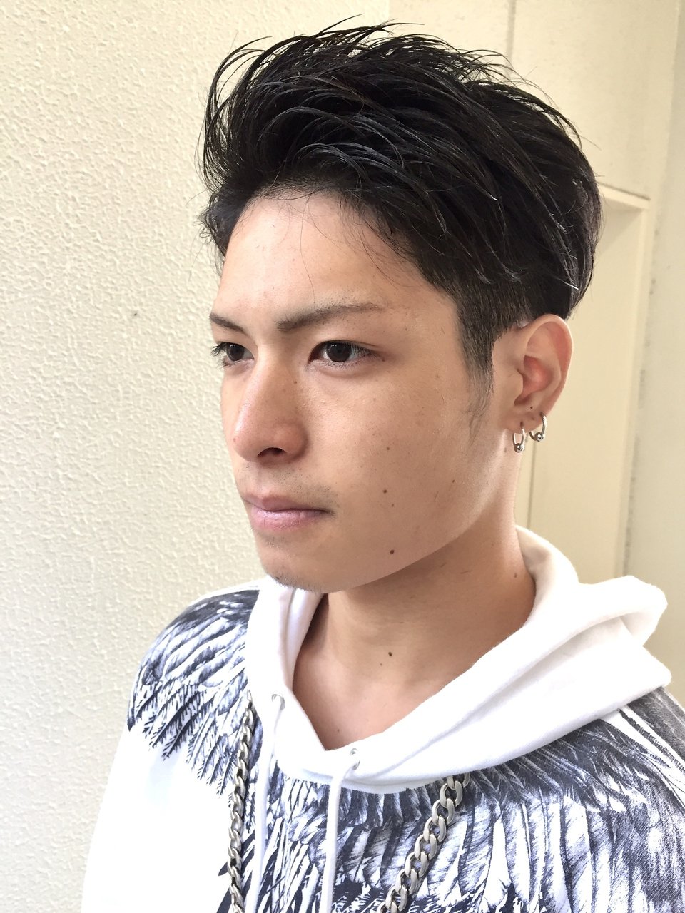 ★chouchou★黒髪アップバング×ツーブロック♪
