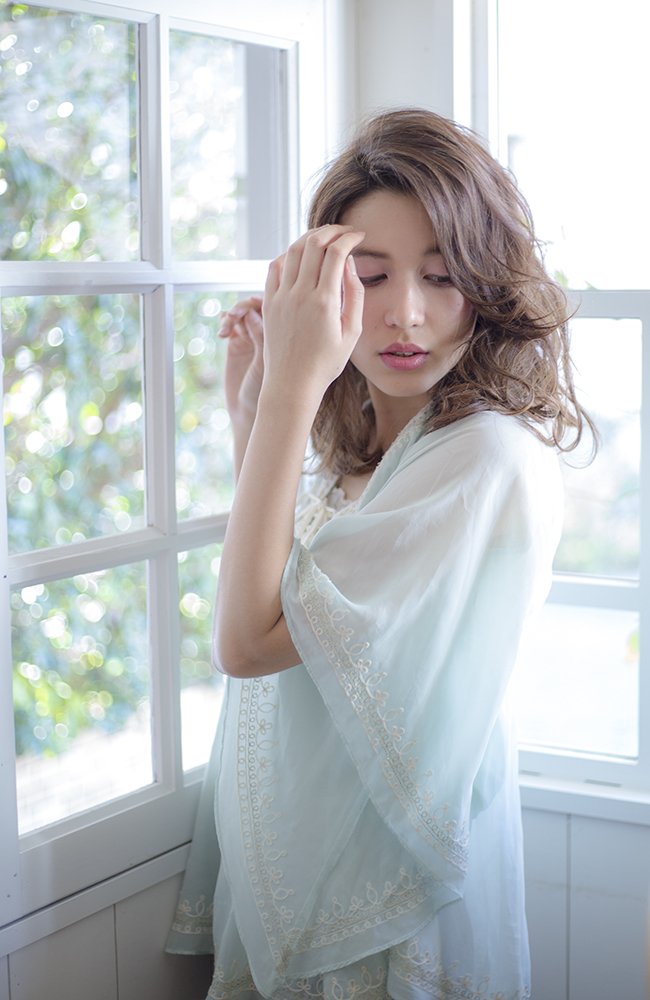 【花本】ウィービングハイライト×外国人風ウェーブ