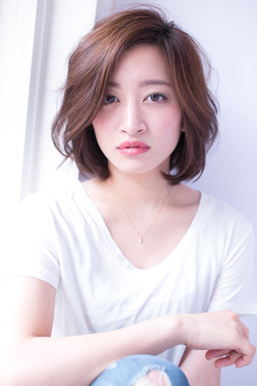 【shiomi H】大人のかき上げボブ