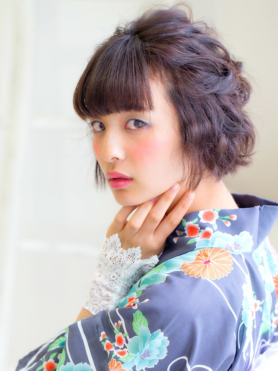 浴衣クラシカル☆モード☆ショートヘアアレンジ