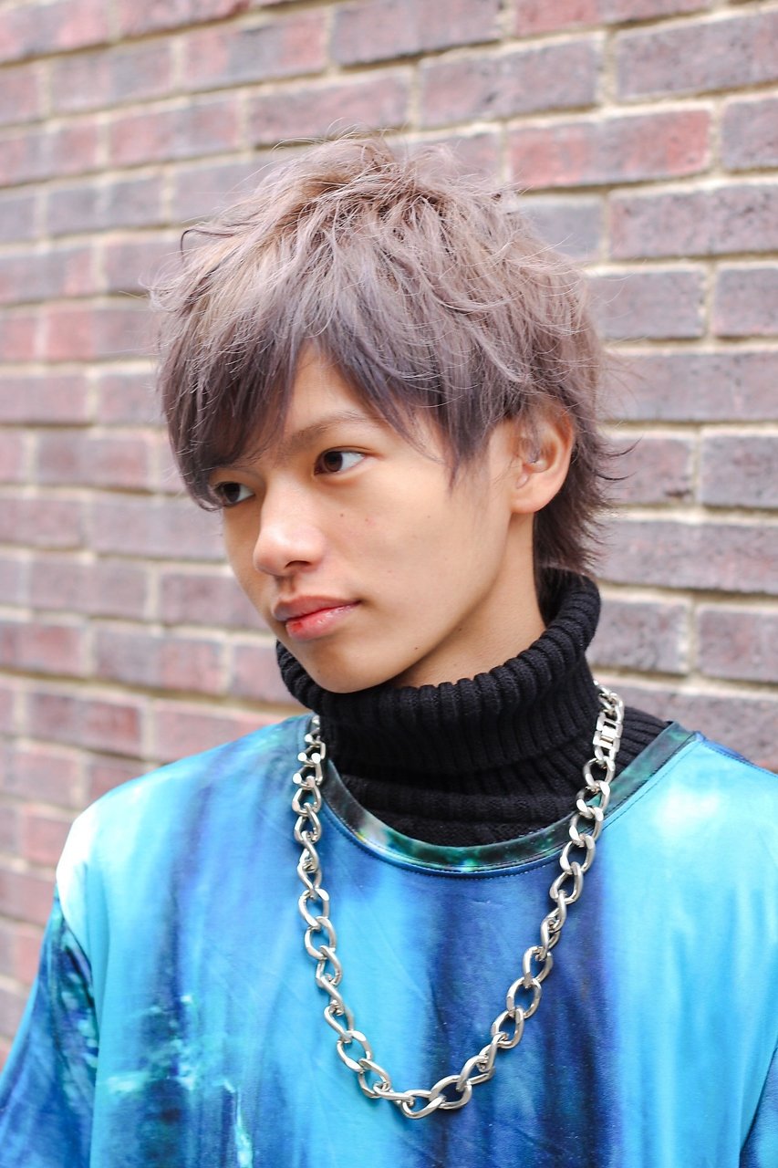 【COIFF1RST原宿×ミネ】原宿系ツーブロック×シルバーアッシュ2