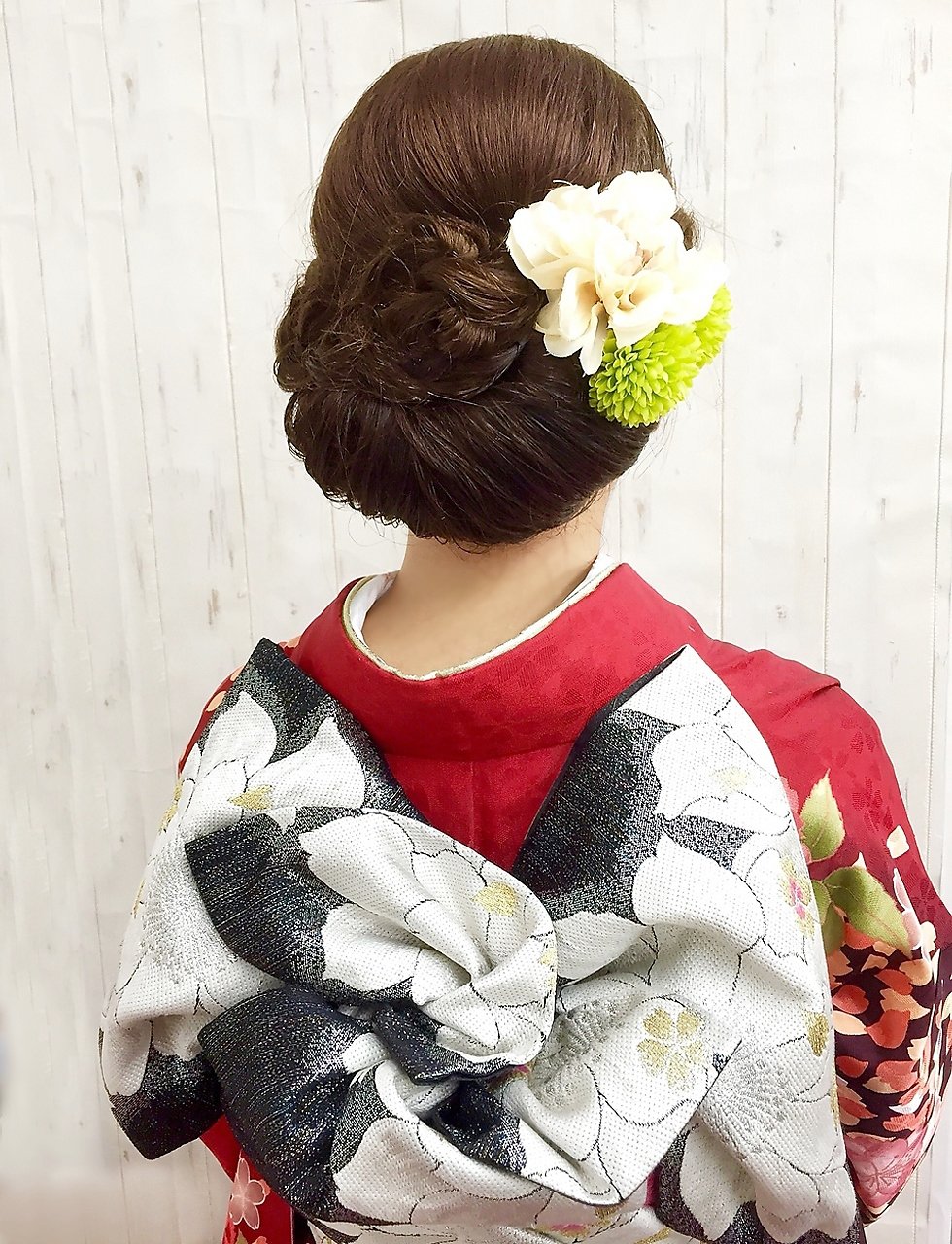 18 春 着物のためのヘアスタイルカタログ アレンジにこだわって華やかさアップ ホットペッパービューティーマガジン