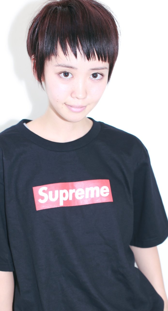グレージュショート×ショートバング☆☆