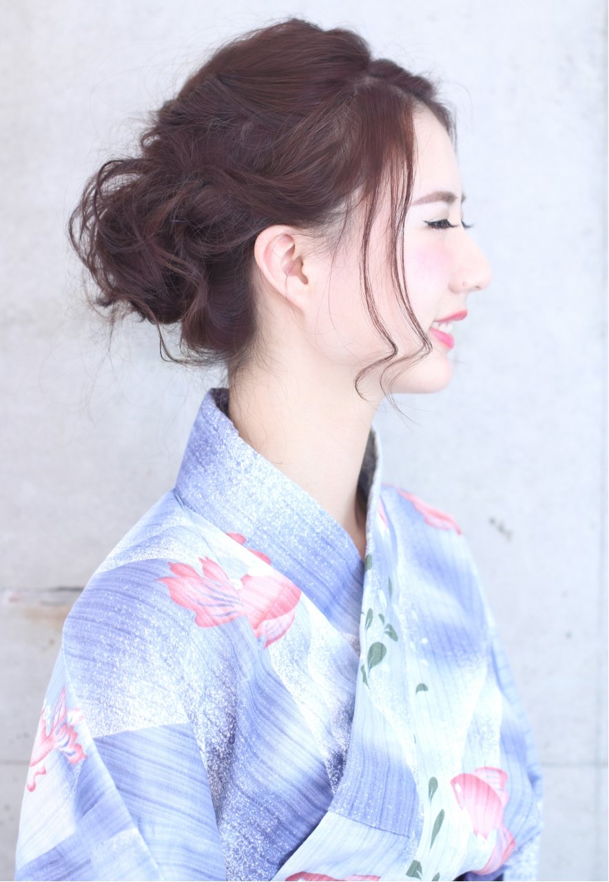 和装に☆ねじったり編んだりのセット☆