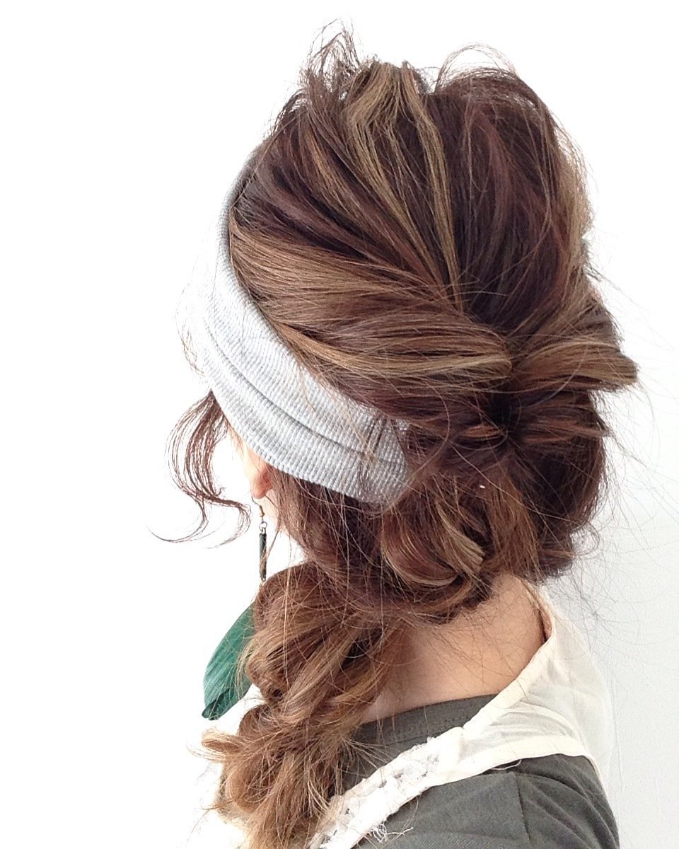 くるりんぱでヘアアレンジ