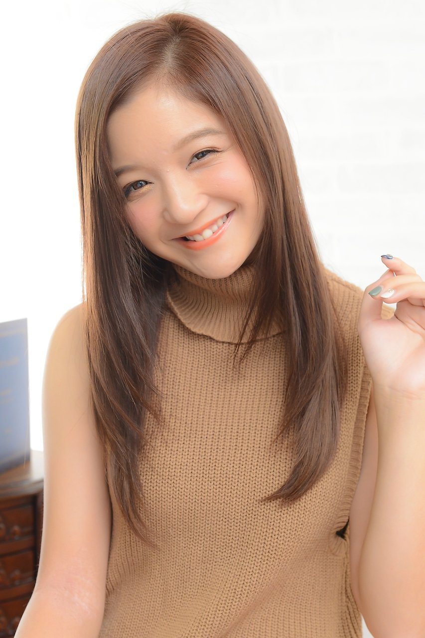 外国人風透明感ルージュストレート