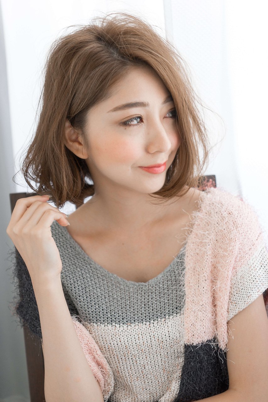 ワンレンボブ☆ゆるウェーブ