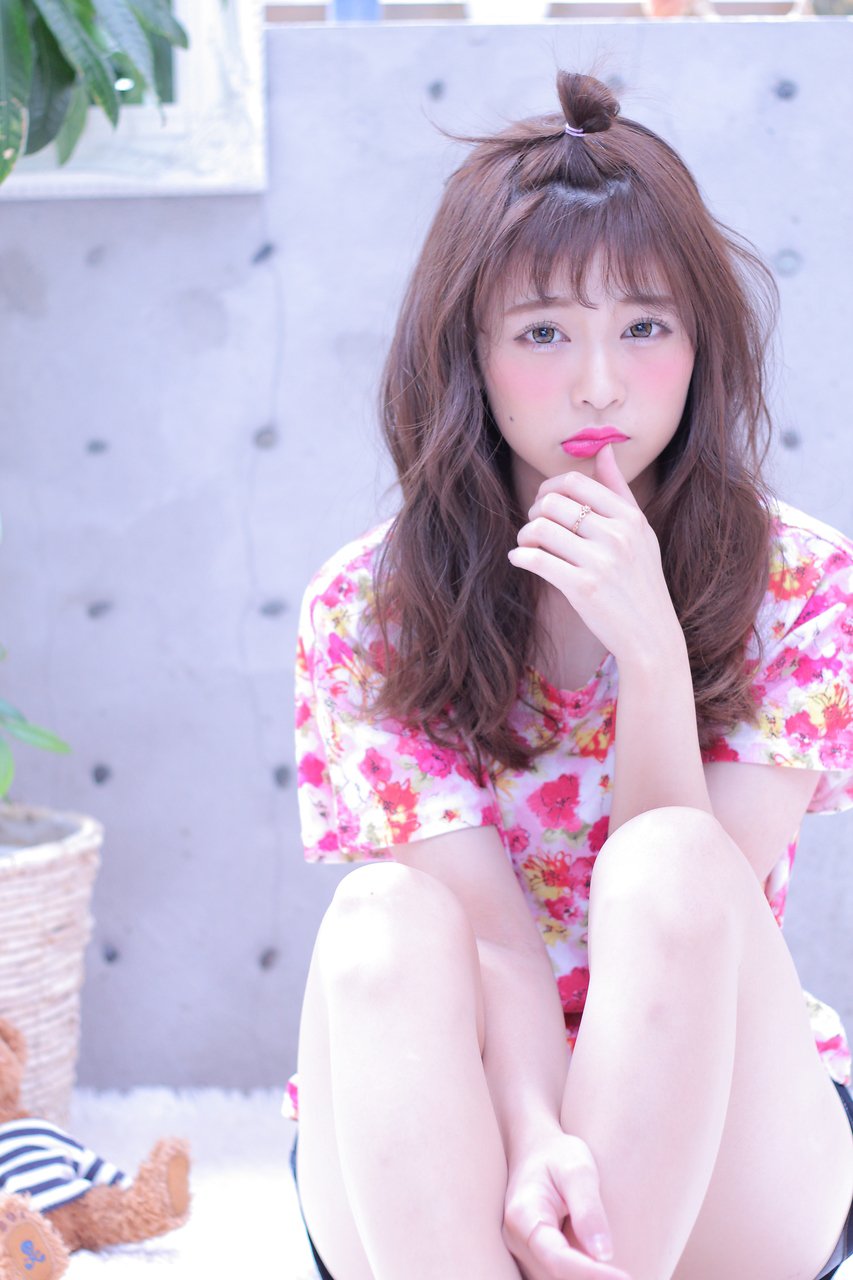 cache cache★シースルーバングの簡単アレンジ