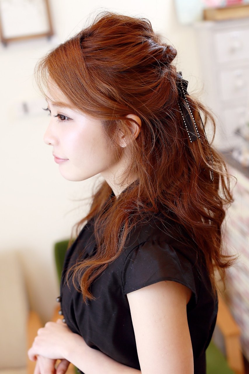 簡単アレンジ☆ハーフアップ