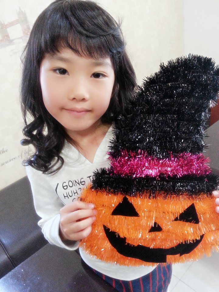 ハロウィーンキッズ　巻きスタイル