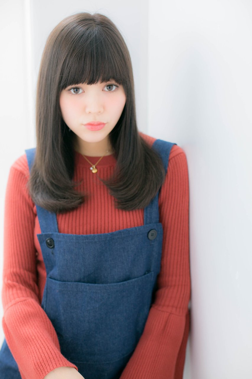＊LOREN＊暗髪、黒髪でも可愛い♪似合わせワンカールストレート