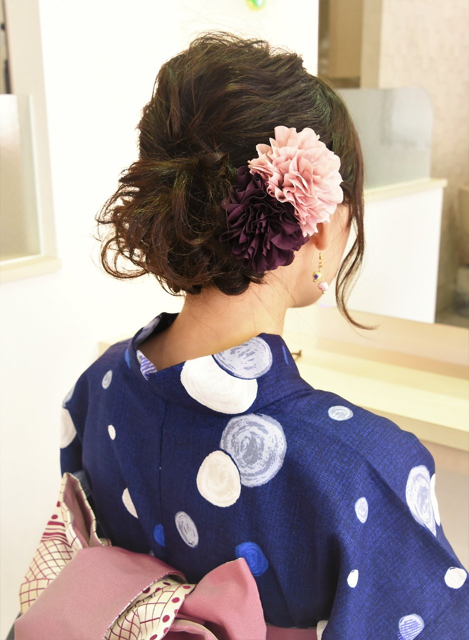 浴衣ヘアセット・浴衣着付け l
