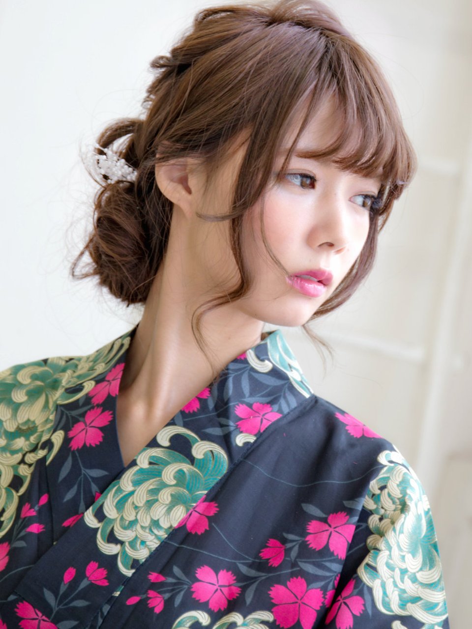 大人女子☆浴衣へアセット