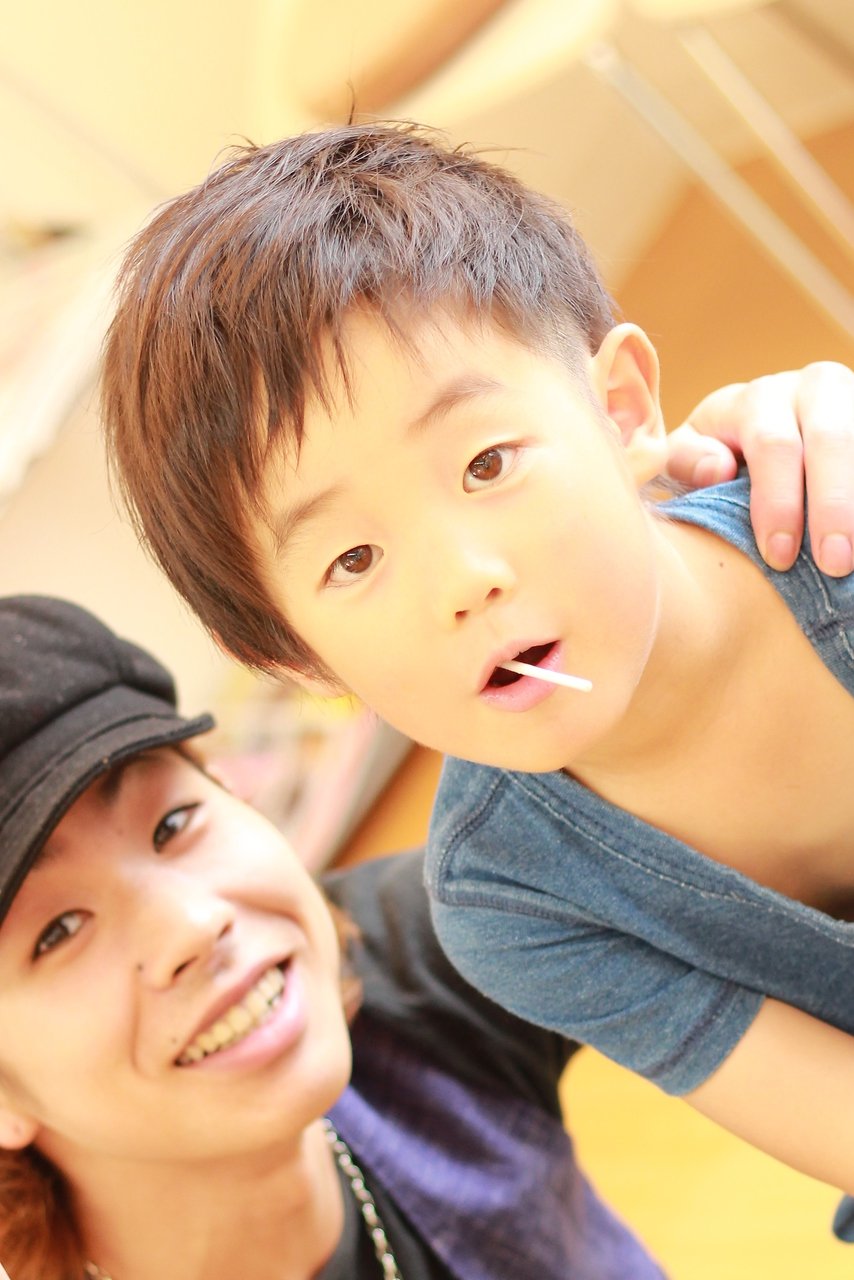 サイドパートのツーブロック for KIDS