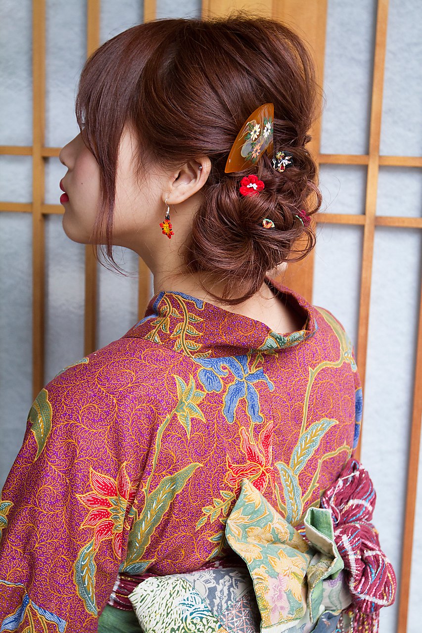 レトロヴィンテージ＊オリジナル浴衣ヘアアレンジVamp≦DivaAco