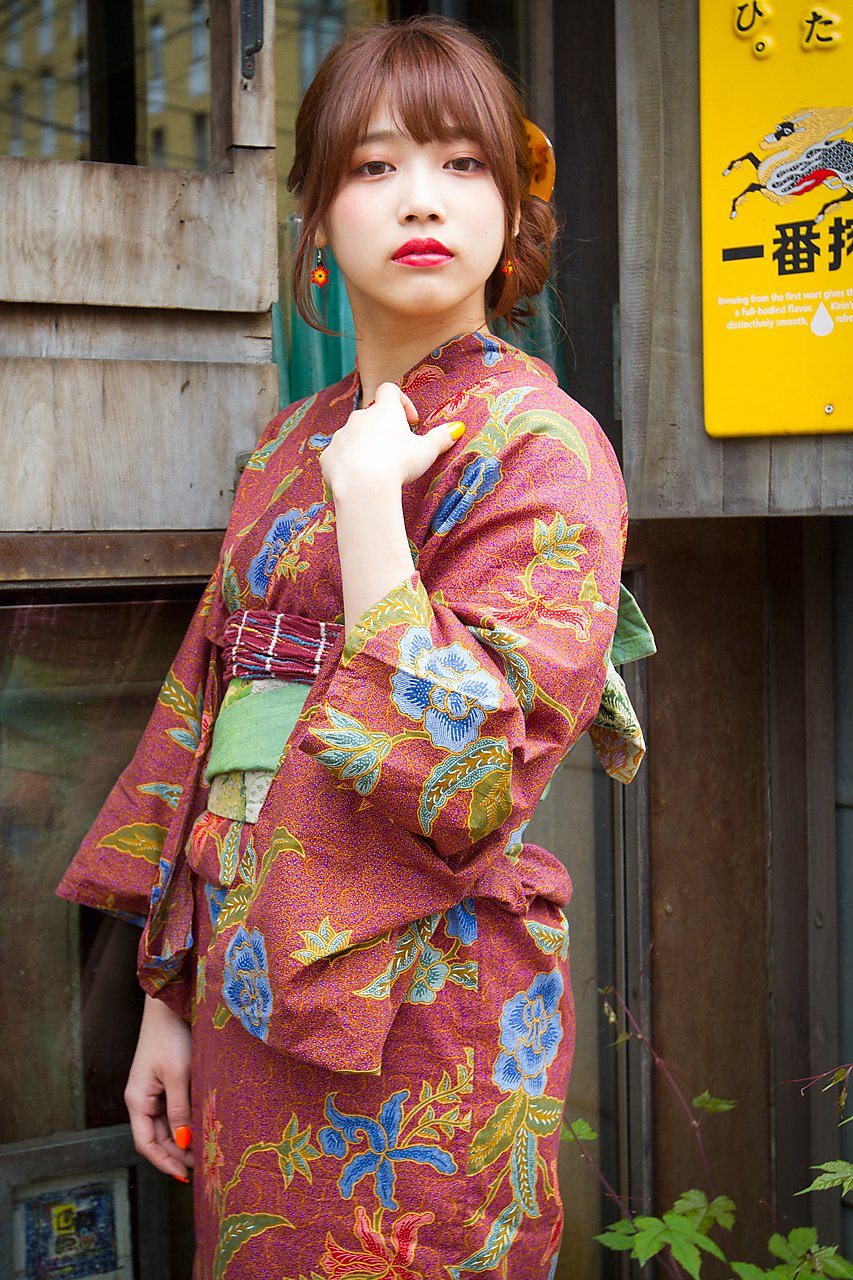 レトロヴィンテージ＊オリジナル浴衣ヘアアレンジVamp≦DivaAco