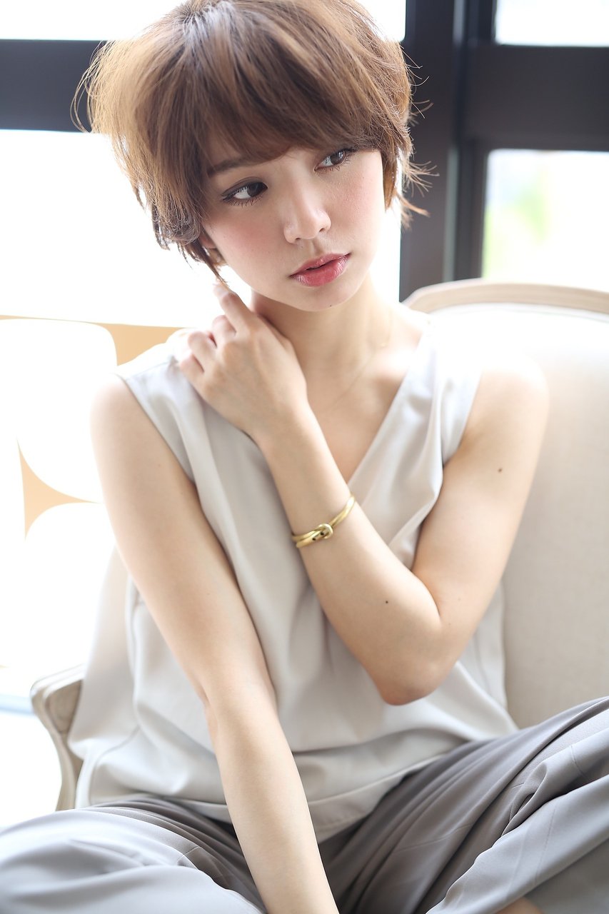「GIEN梅田」山城茂稔大人かわいいショートワイドバング