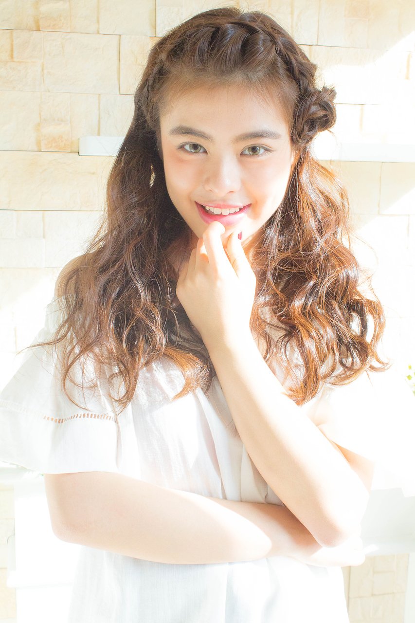 春フライング編み込みstyle
