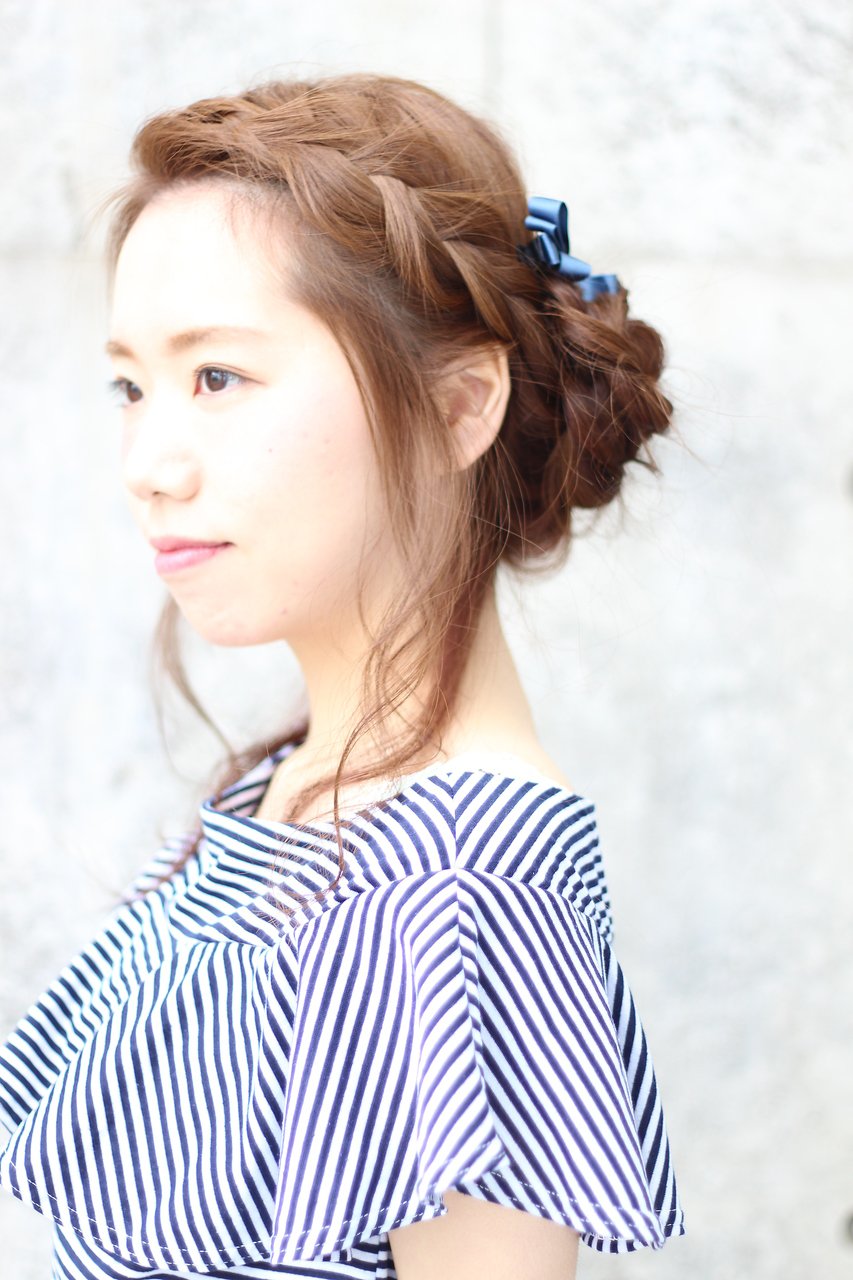 cache cache★編みこみの簡単ヘアアレンジ
