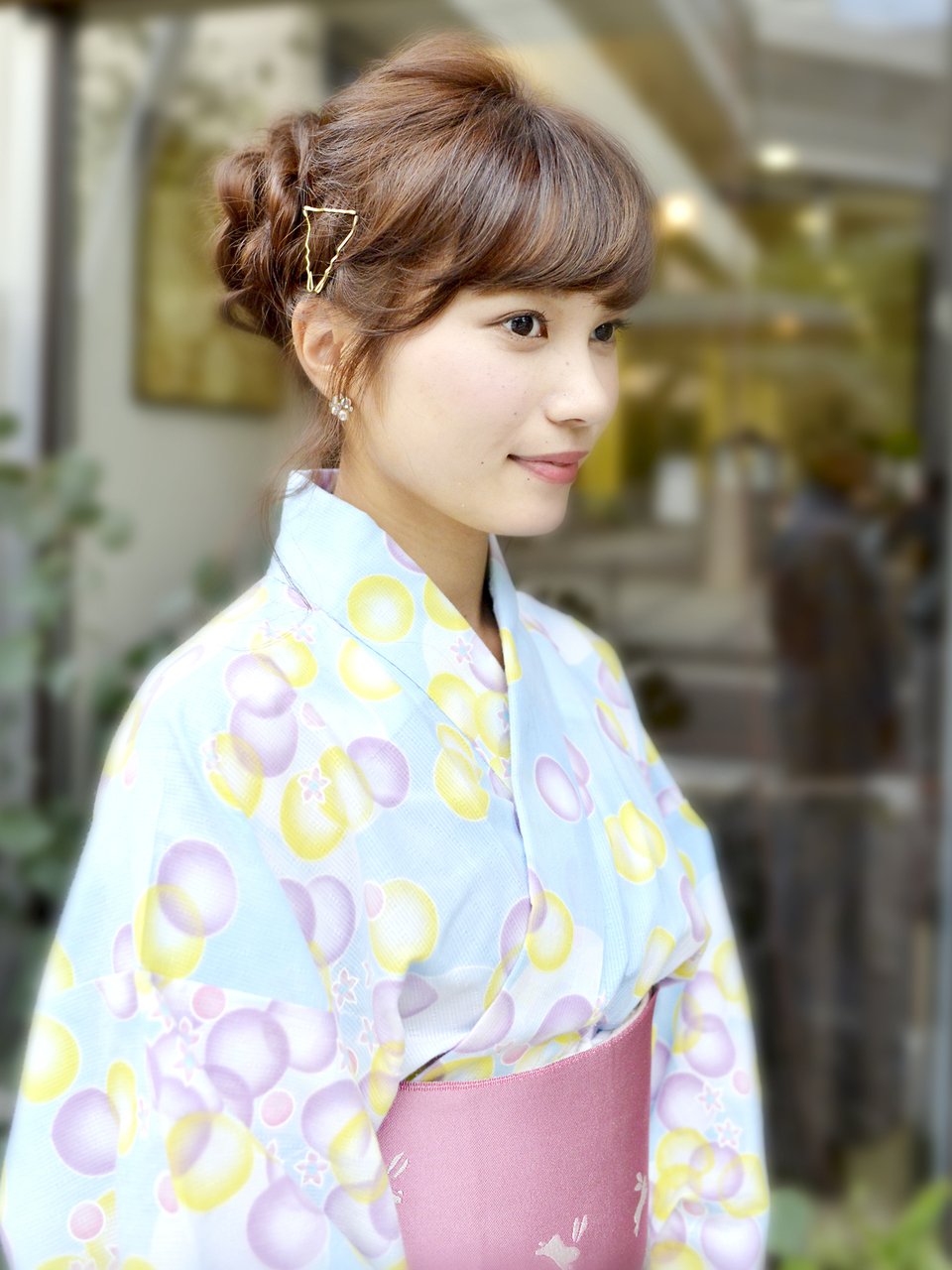 ゆかたアップスタイル　embellie