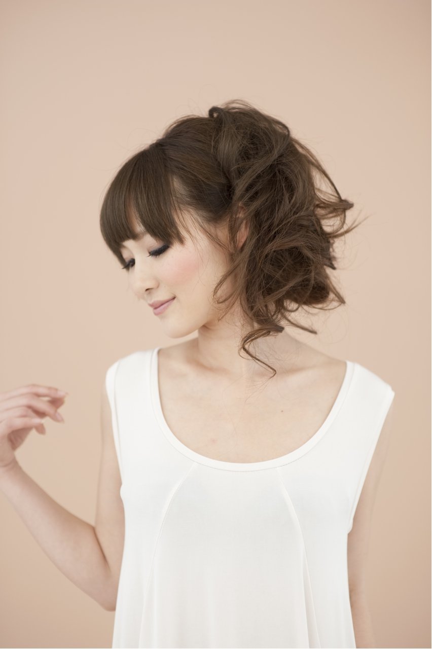 結婚式ゆる巻きサイドアップ BY BACKSTAGE
