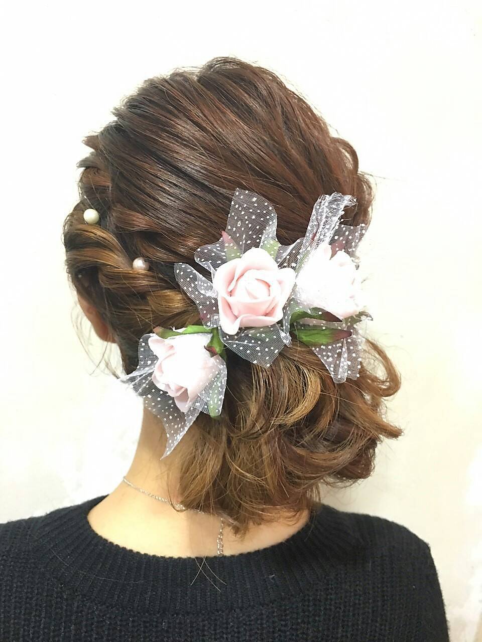 amie by afloat 結城未歩のヘアアレンジ☆編み込みハーフアップ