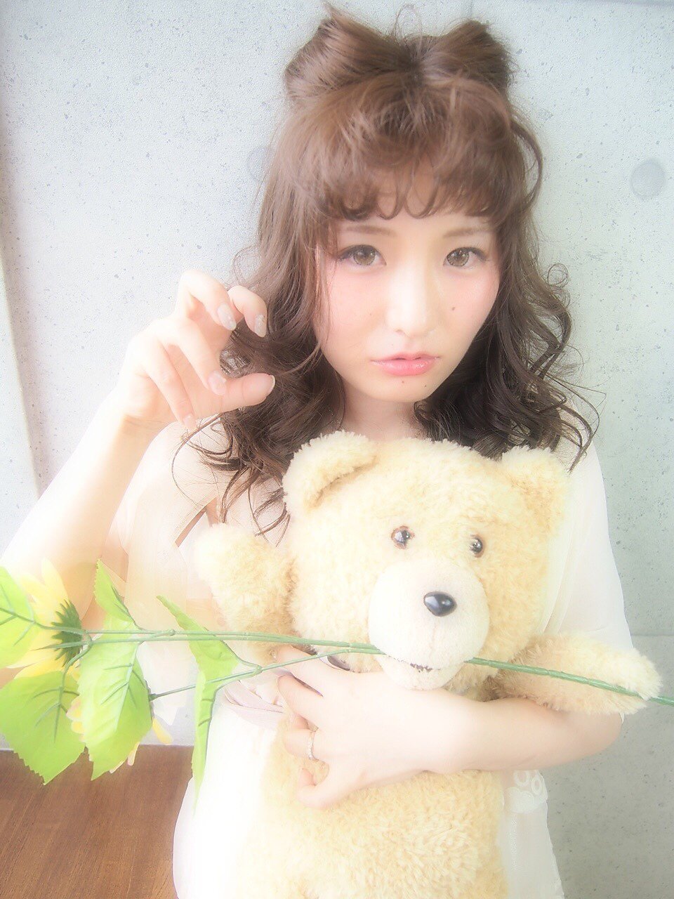【CAN】ネコ耳ハーフUP×ted