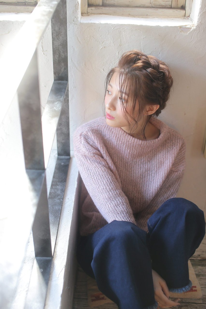 ルーズ編みあいりーんアレンジ◆at`LAV◆ｂｙＢｅｌｌｅ藤原愛莉