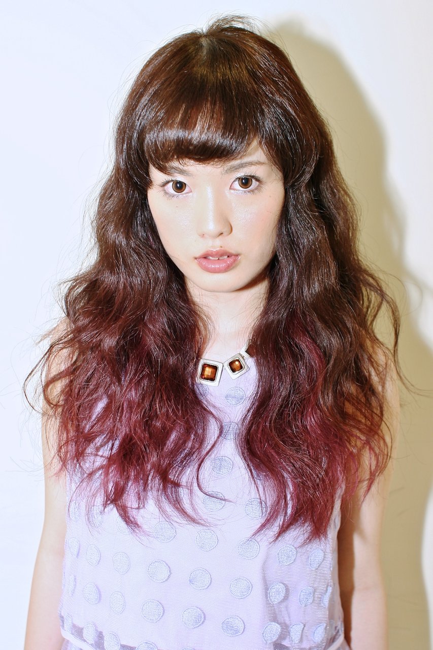 gigs hair◇大人ガーリーウェーブ ピンクグラデーション◇