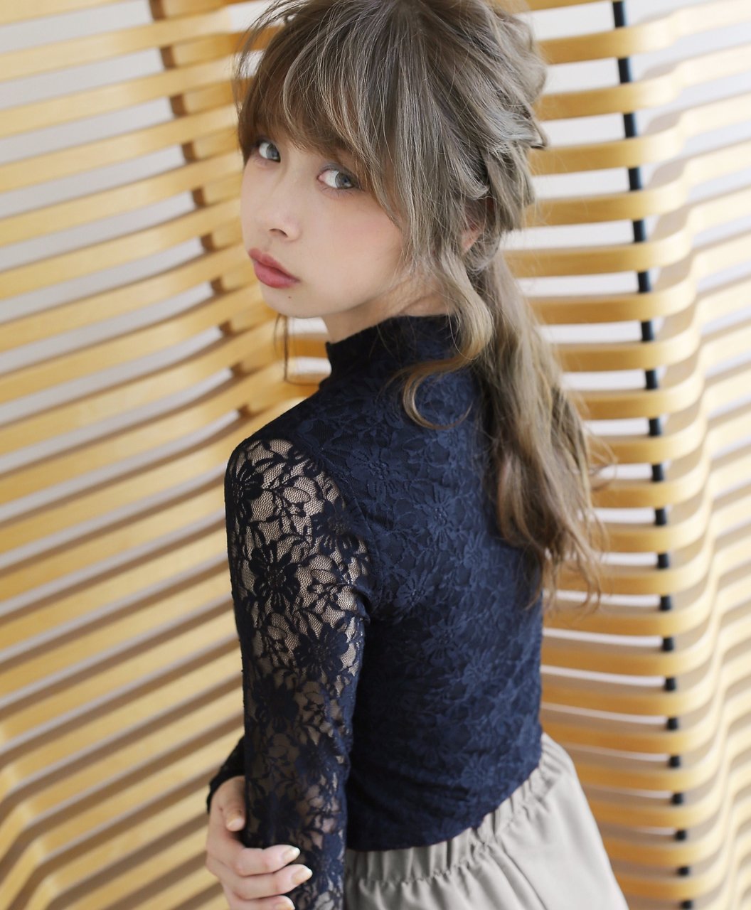 【リュドール名古屋】ふわっとシンプルポニーテール☆