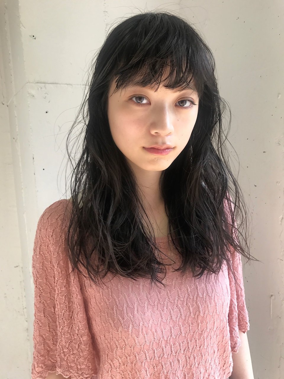 学生限定　直毛黒髪にエアウェーブで外国人のくせ毛風パーマ