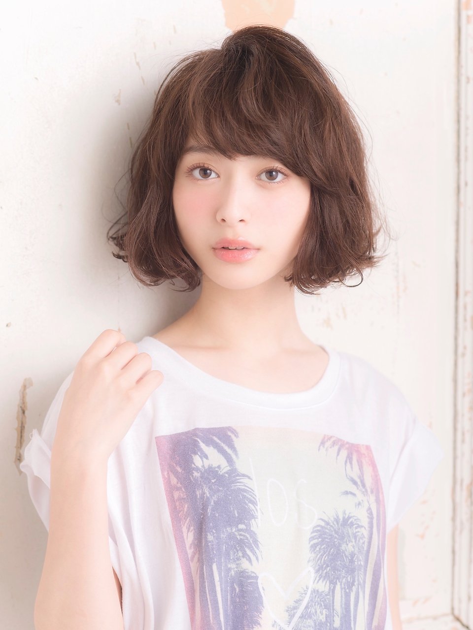 ロブヘアーで可愛い素敵女子に♪