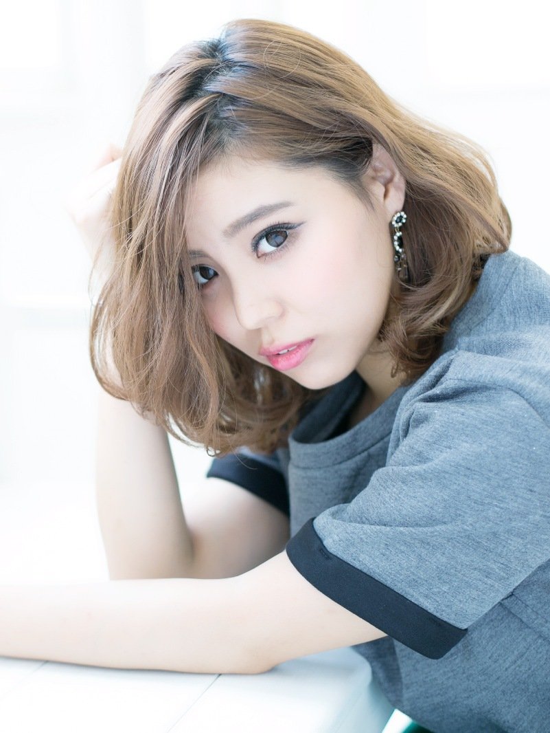 大人っぽいのにどこか可愛い☆甘辛MIXニュアンシーボブ
