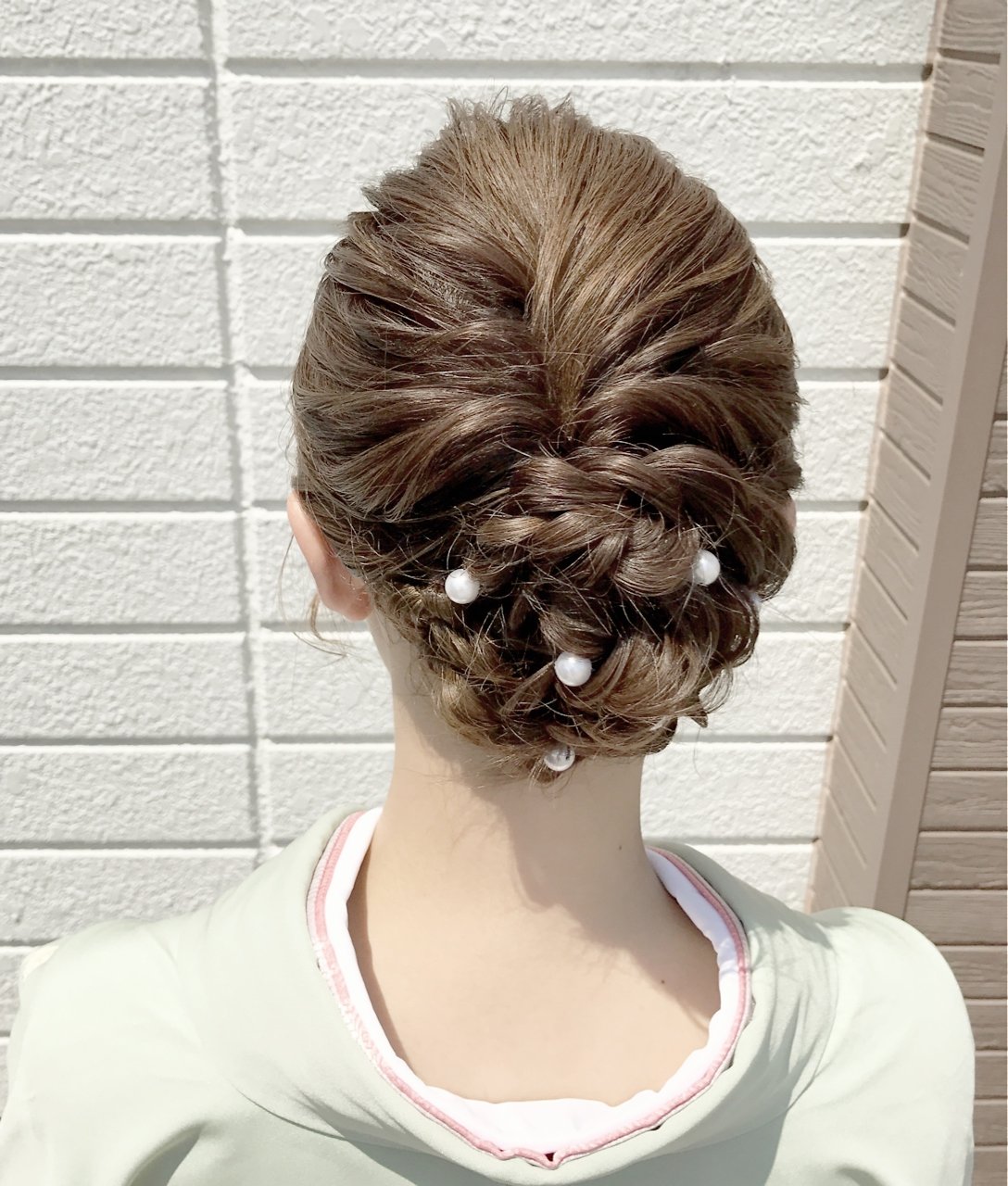 着物に似合うヘアセット