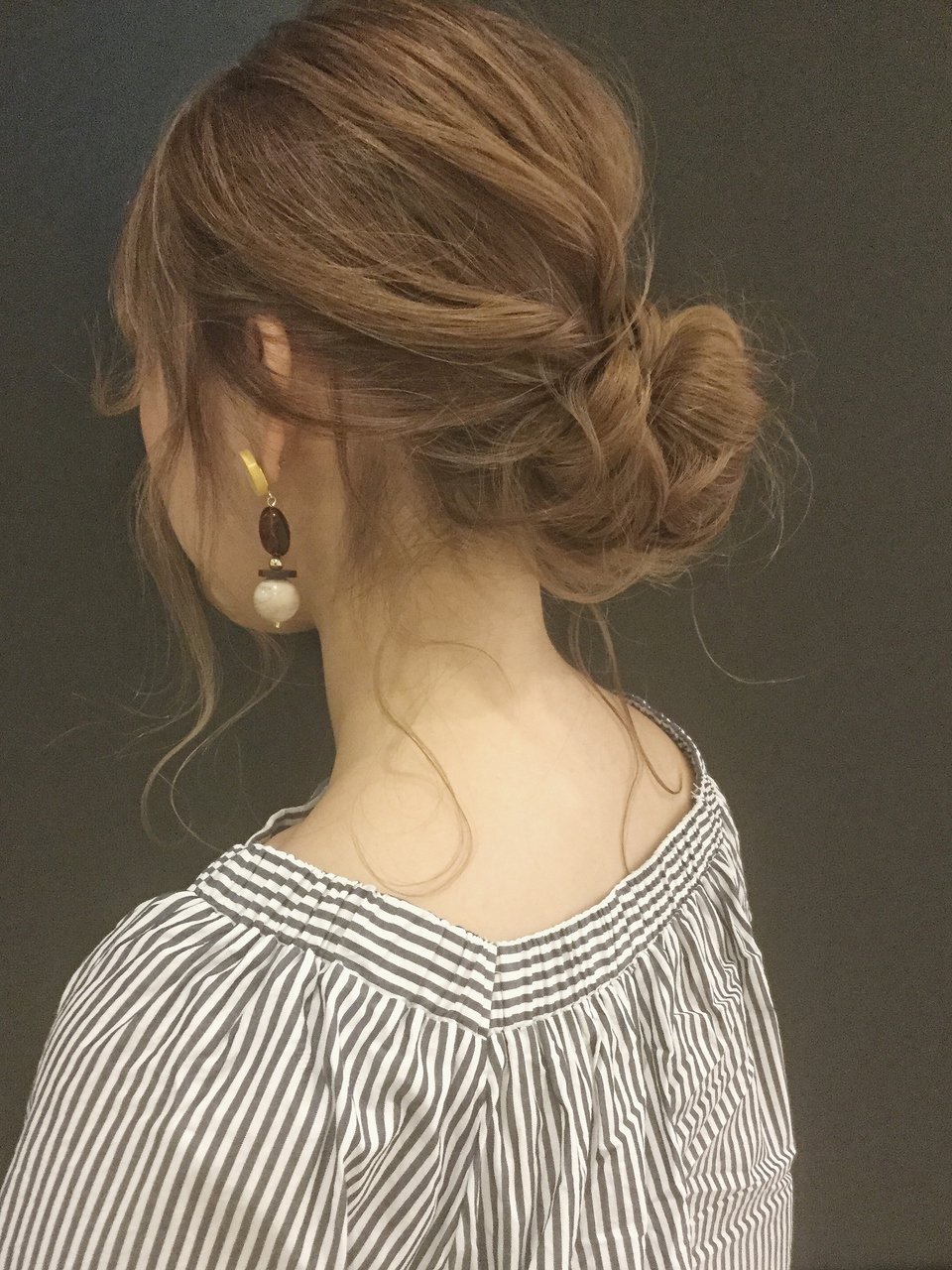 【mod's hair 】簡単ヘアアレンジ /透明感カラー/大人カジュアル