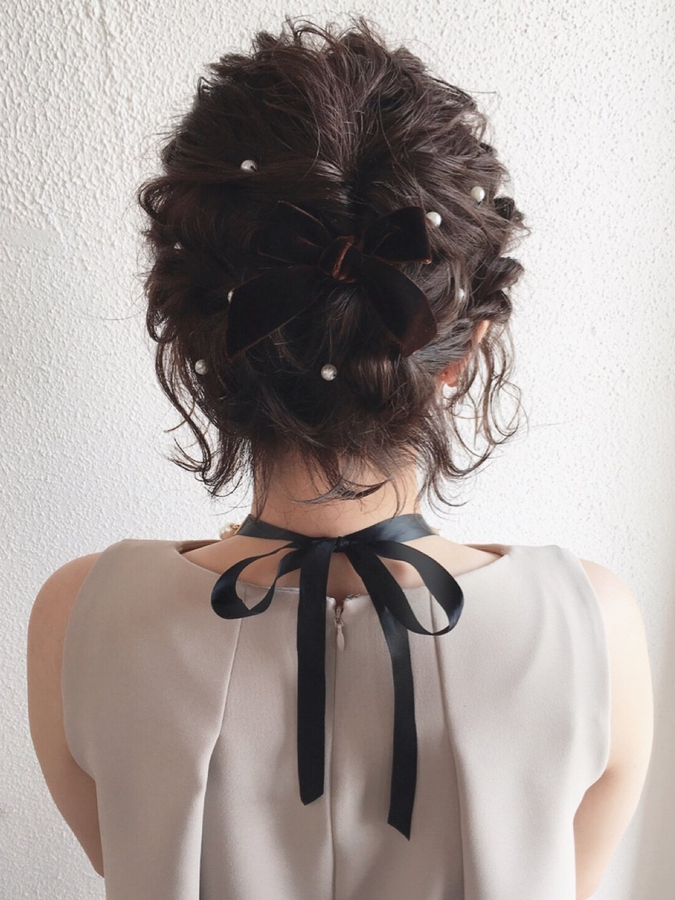 ショートヘア必見☆ルーズなお呼ばれヘア