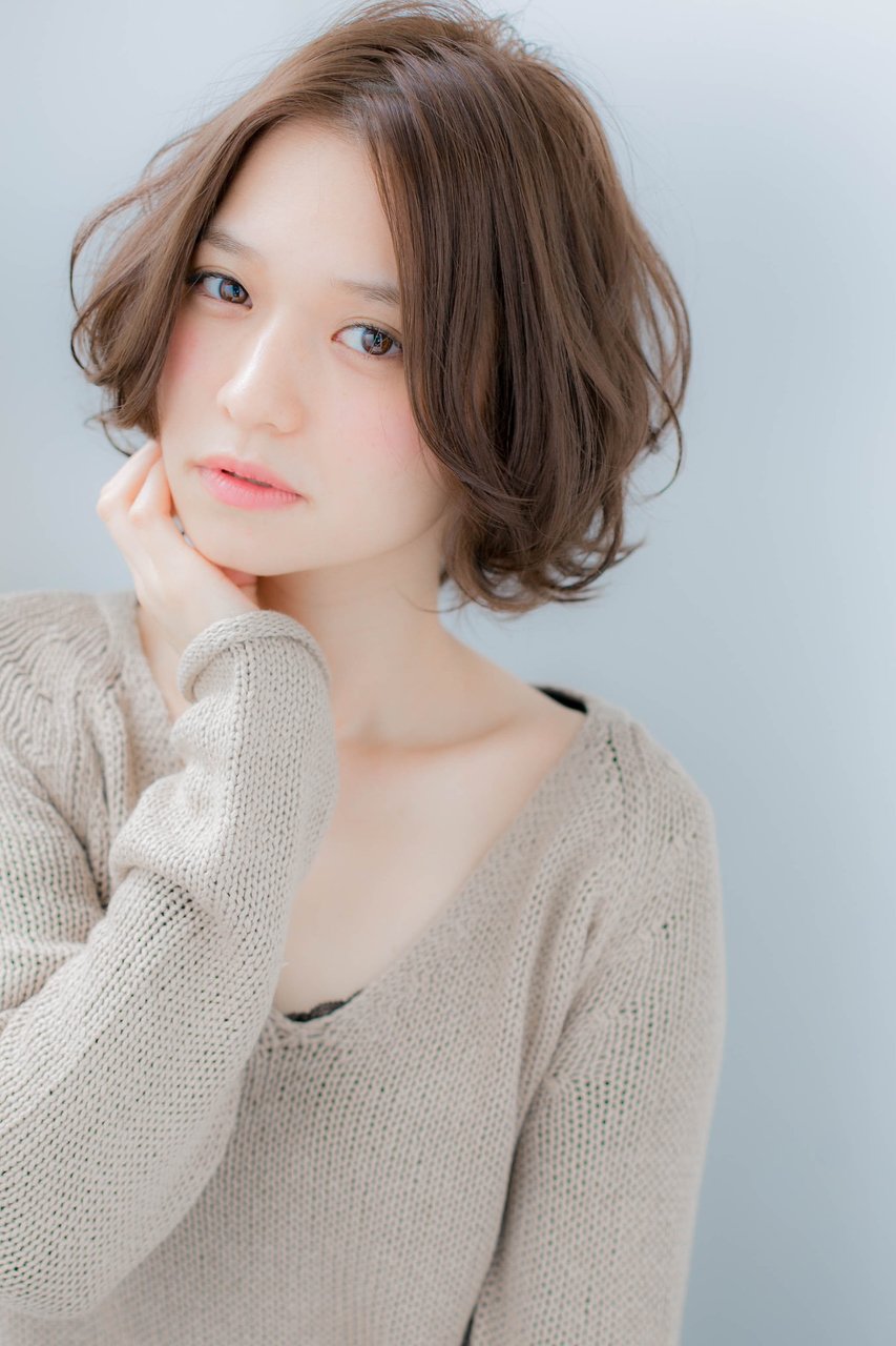 ＊LOREN＊大人女性に似合うフレンチカール小顔ショートボブ
