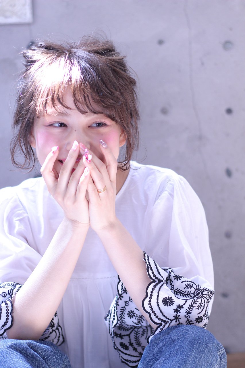 cache cache★ショートでも！ゆるふわアレンジ